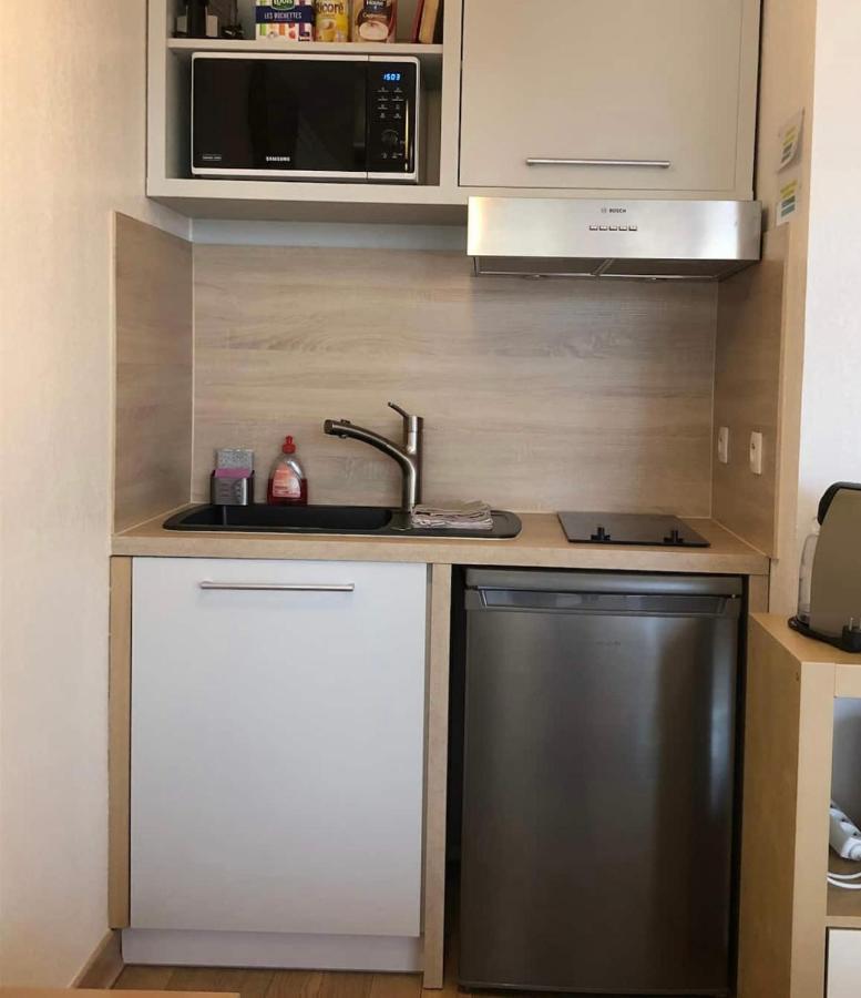 Cote D'Azur Joli Studio 50M Plage, Climatisation , Parking. 卢贝新城 外观 照片