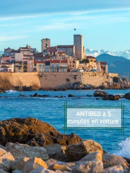 Cote D'Azur Joli Studio 50M Plage, Climatisation , Parking. 卢贝新城 外观 照片