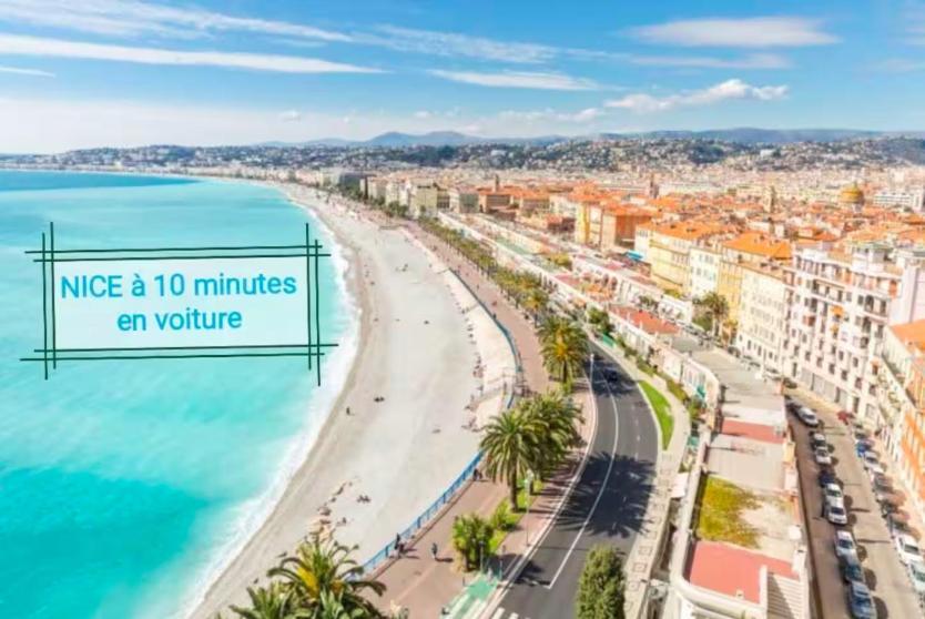 Cote D'Azur Joli Studio 50M Plage, Climatisation , Parking. 卢贝新城 外观 照片